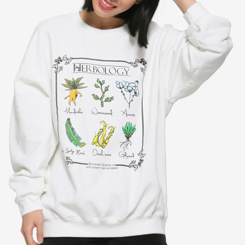 Box Lunch Exclusive Harry Potter Herbology Crewneck Sweatshirt